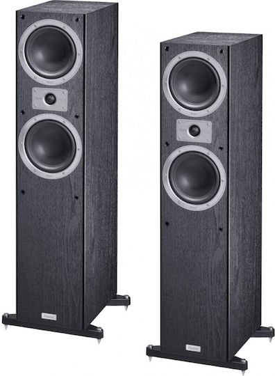 Soundsystem 2 Paket High-End Stereo Verstärker MC 400 mit Standlautsprechern Tempus 55 280W mit CD Player und Bluetooth Schwarz