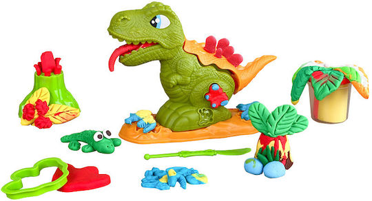 Dino Knete Spiel-Set Dino Max Für 3+ Alter 3 Stück