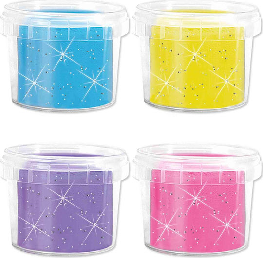Ses Creative Knete Feel Good Sparkle Für 3+ Jahre, 4 Stück