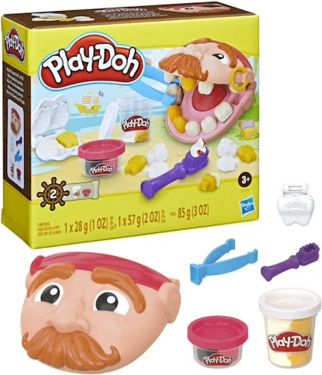Hasbro Play-Doh Spielset Modellierknete Ini Pirate Drill N Fill mit 2 Farben für 3+ Jahre
