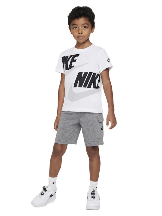Kids' Set with Shorts Summer 2pcs Gray Sportswear