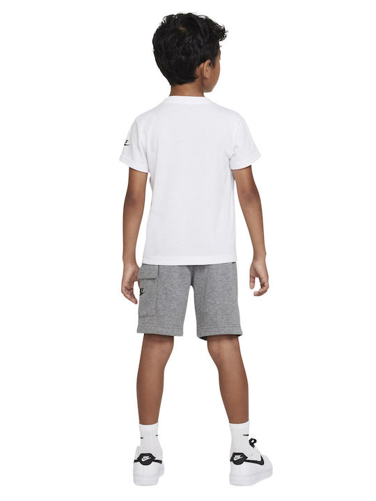 Kids' Set with Shorts Summer 2pcs Gray Sportswear