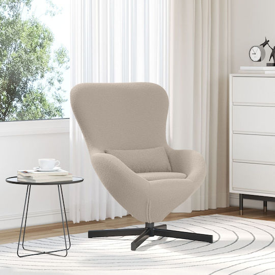 Πολυθρόνα 63x73x90cm Ανοιχτό Γκρι Πολυθρόνα 63x73x90cm Ανοιχτό Γκρι