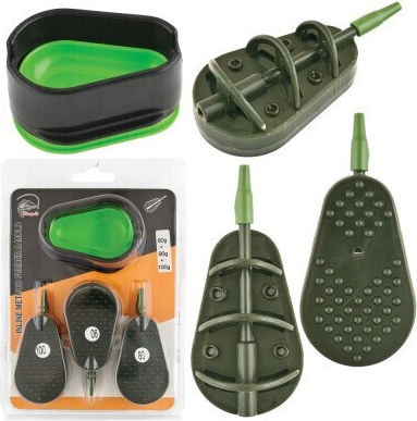 Feeder Method Baiting Set Bait Press Acc 04 Hd082 3 Pcs Set 60 70 80 G