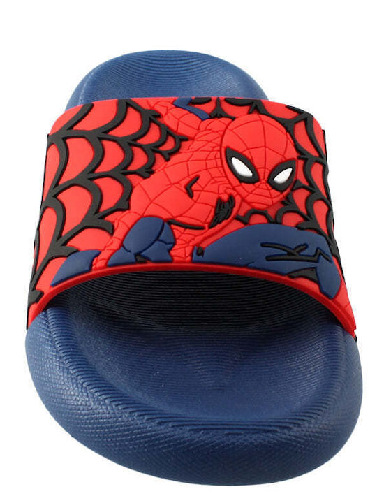 Kinder Badeschlappen Spider-Man Marineblau