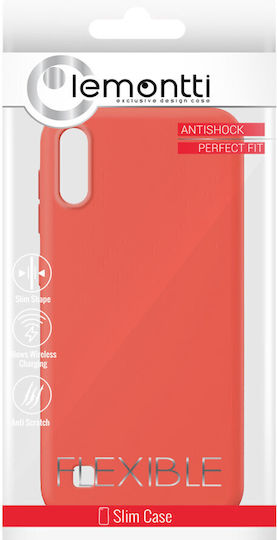 Lemontti Soft Задна корица Силикон Оранжев (Galaxy A10)