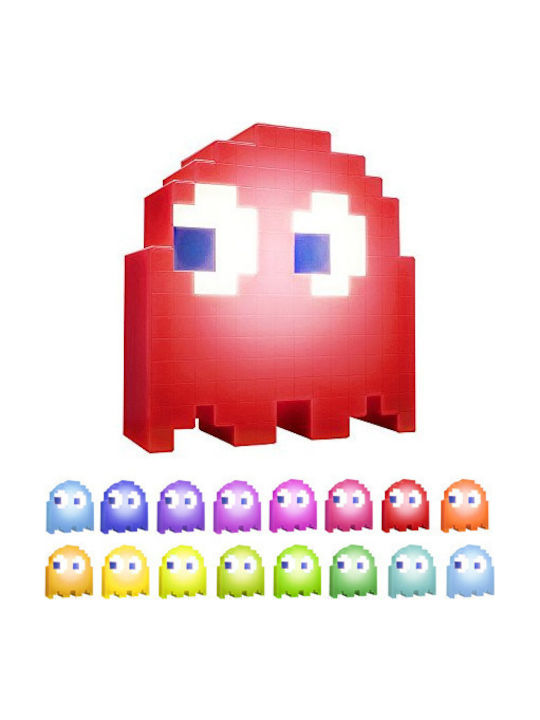 Paladone Kids Decorative Lamp Pac-Man Ghost with Color Changes Blue