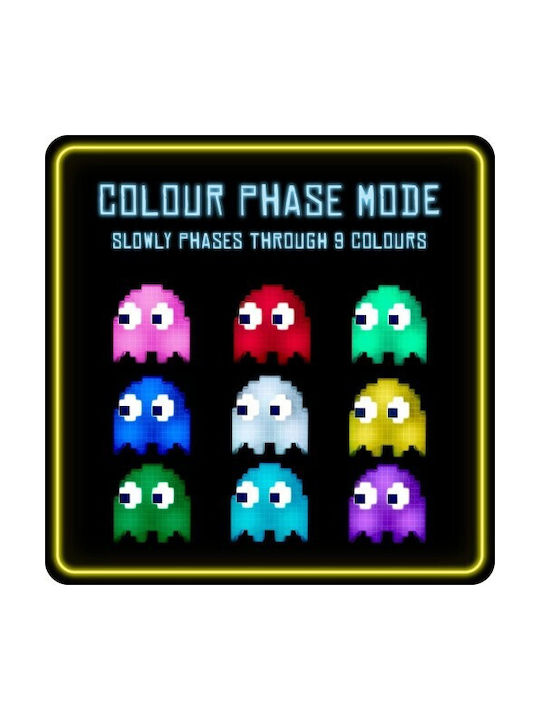 Paladone Kids Decorative Lamp Pac-Man Ghost with Color Changes Blue