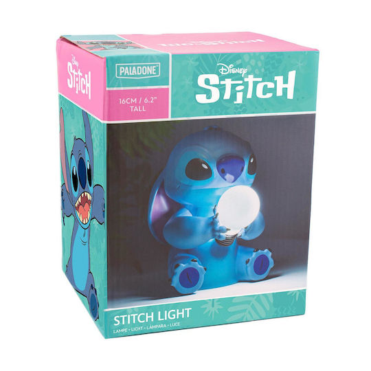 Paladone Παιδικό Διακοσμητικό Φωτιστικό Stitch Μωβ 16εκ.