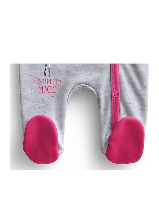 Beboulino Body pentru Bebeluși Mânecă lungă Grey