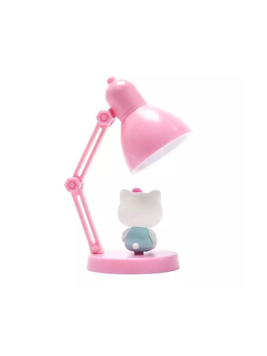 Hello Kitty Παιδικό Φωτιστικό Πορτατίφ Ροζ 6.5x5.1x10εκ.