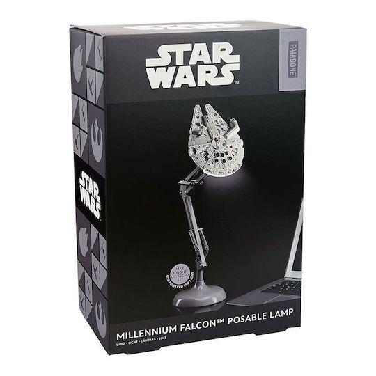 Paladone Lumini LED Lampă de birou pentru copii Star Wars Millennium Falcon Gri