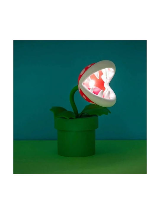 Paladone Παιδικό Διακοσμητικό Φωτιστικό Super Mario Mini Piranha Plant Πράσινο 21.3εκ.