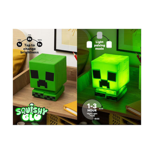 Paladone Kids Decorative Lamp Creeper Green 15x12.5x11.7εκ.