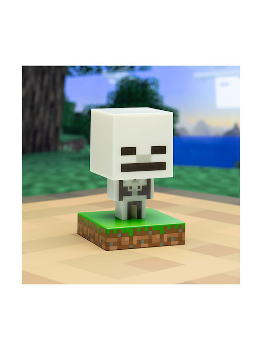 Paladone Kinder Dekorative Lampe Minecraft Skeleton Gray 11εκ.