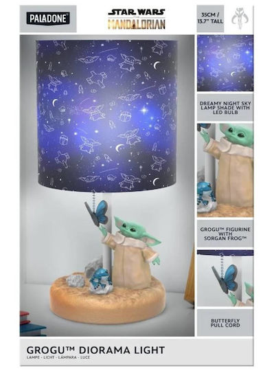 Paladone Παιδικό Διακοσμητικό Φωτιστικό Mandalorian Grogu Diorama Light Μπλε 18εκ.