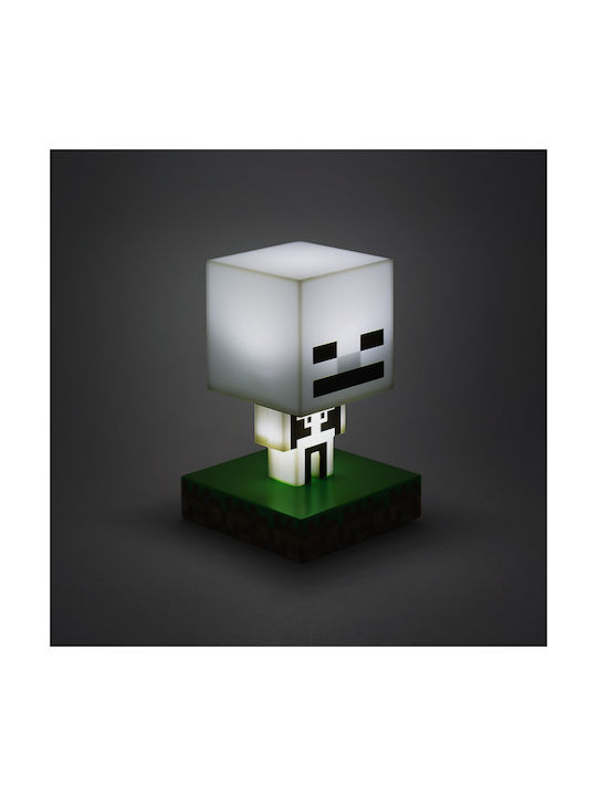 Paladone Kinder Dekorative Lampe Minecraft Skeleton Gray 11εκ.