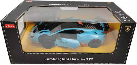 Mașină Teleghidată Lamborghini Huracan Sto Albastră Scară 1:14