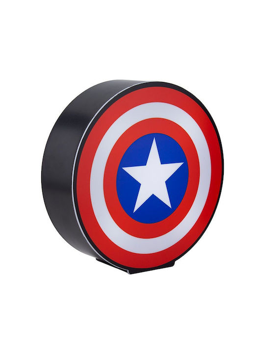 Paladone Παιδικό Διακοσμητικό Φωτιστικό Captain America Πολύχρωμο 15x15x15εκ.