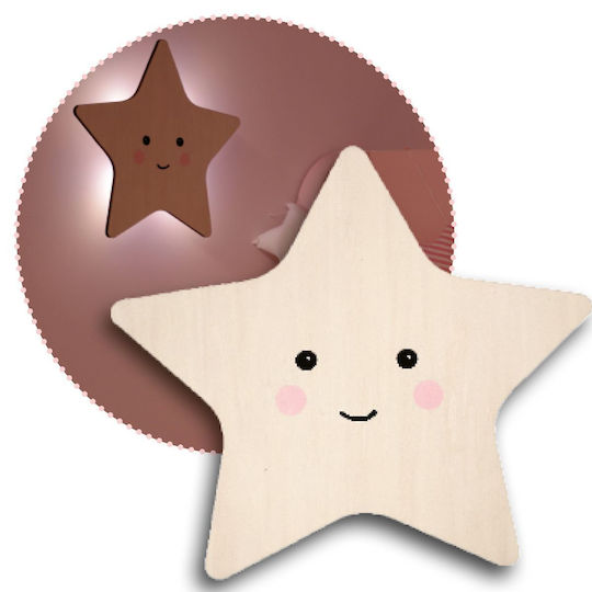 Reer Led Παιδικό Διακοσμητικό Φωτιστικό Αφής Lumilu Silhouette Star Μπεζ 34.2x22.8x3.5εκ.