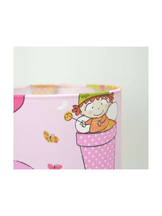 Veis Kids Portable Lamp Auge Kids Pink 45εκ.