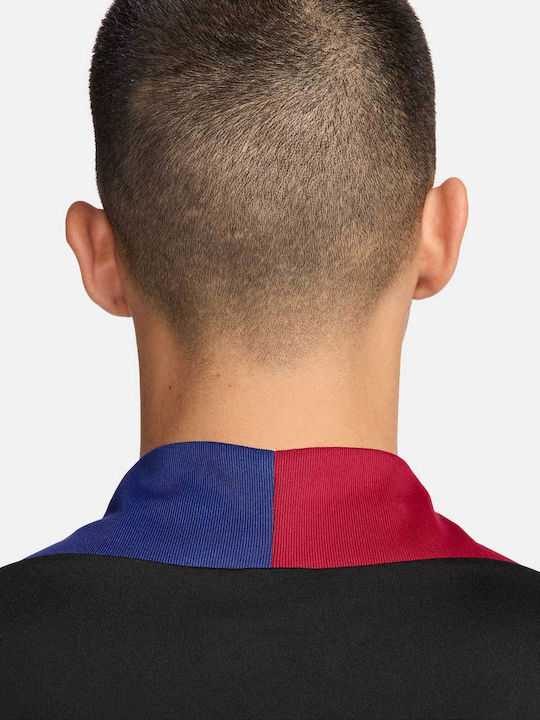 FC Barcelona Dri-FIT Strike Dri-Fit Αθλητικό T-shirt Μαύρο