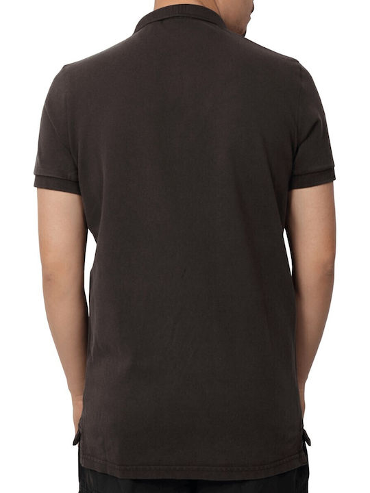 D2 Ovin Vint Polo T-Shirt Black