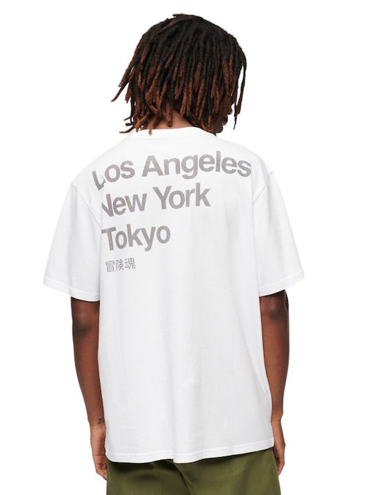 Superdry M D1 Sdcd Core T-shirt Εκρου