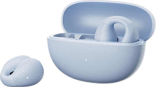 QCY Crossky C10 Offenes Ohr Bluetooth Kopfhörer mit Schweißbeständigkeit und Ladekoffer Blau