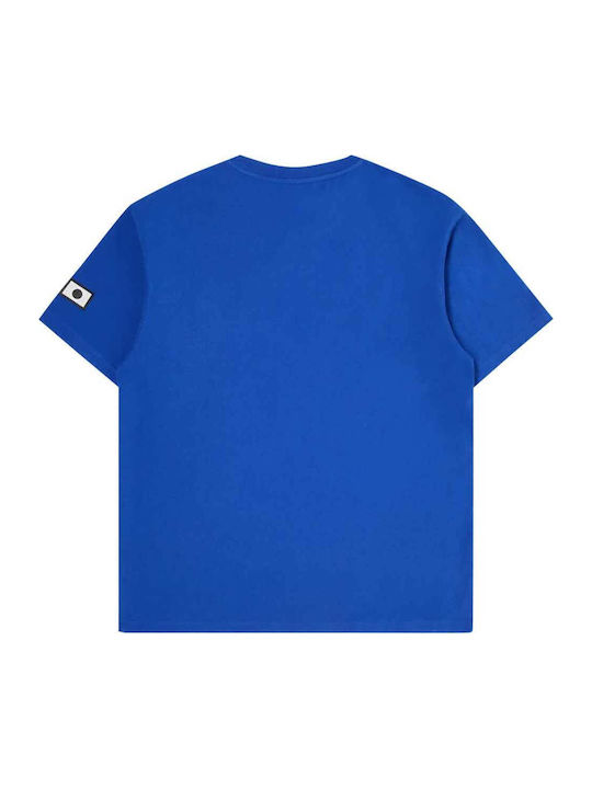 Katakana Retro T-shirt Blue