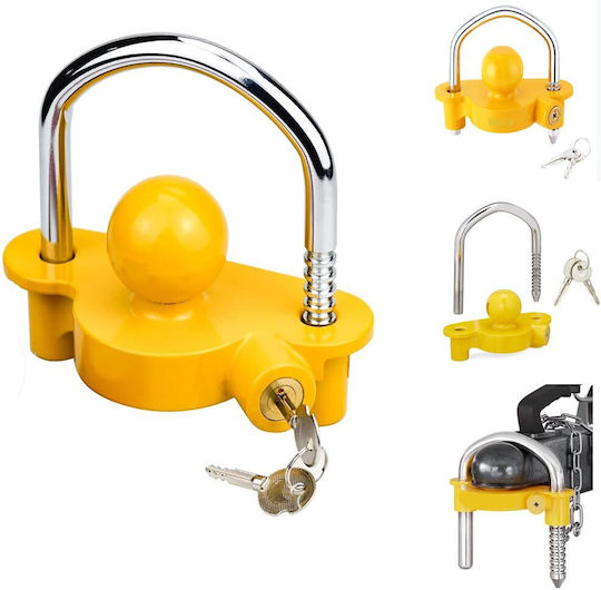 Bakaji Anti-theft Caravan Lock Towing Ball 2 Keys 02841080
