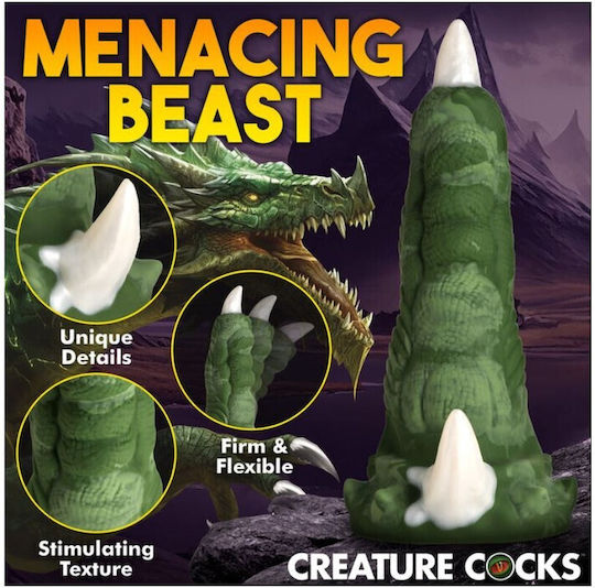 Dragon Ρεαλιστικό Dildo Πράσινο