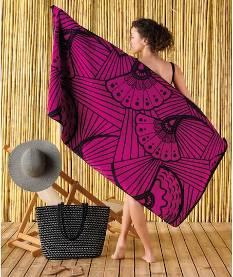 Kentia Pua Cotton Light Blue Beach Towel 80x160cm