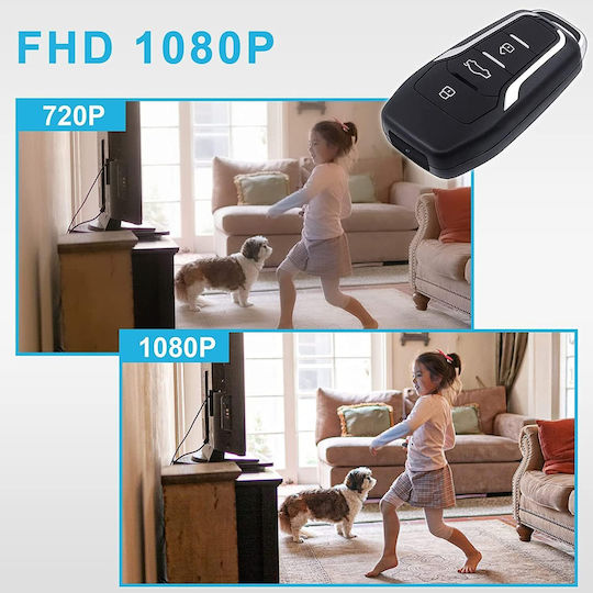 Cameră Ascunsă Breloc 1080p cu Slot pentru Card de Memorie