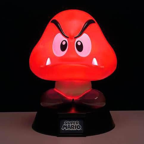 Paladone Kids Decorative Lamp Super Mario Goomba Brown 7εκ.