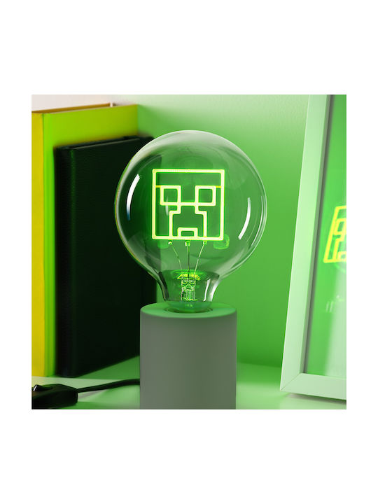Paladone Kinder Tischlampe Minecraft Creeper Grün 15x12,5x13cm