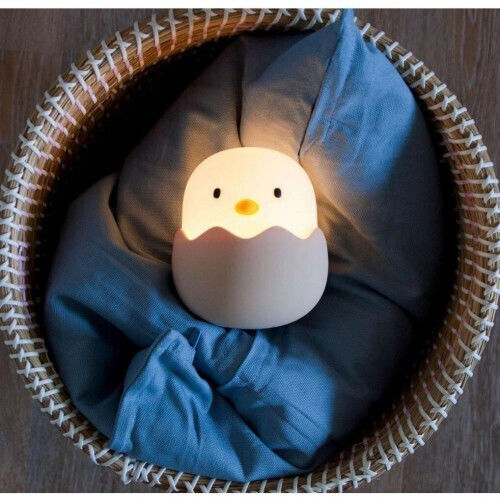 Mega Light Kinder Tischlampe Eggy Egg Rosa 11,8x10,4x10,4cm