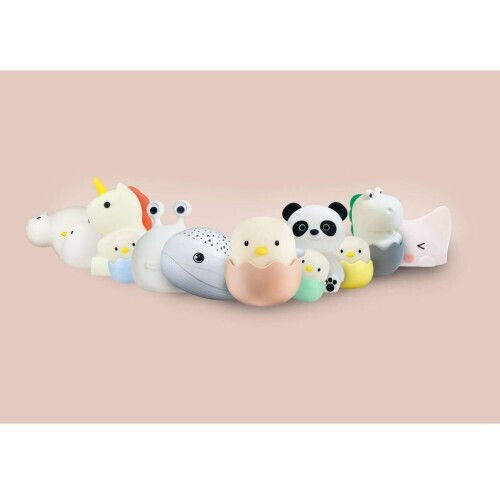 Mega Light Kinder Tischlampe Eggy Egg Rosa 11,8x10,4x10,4cm