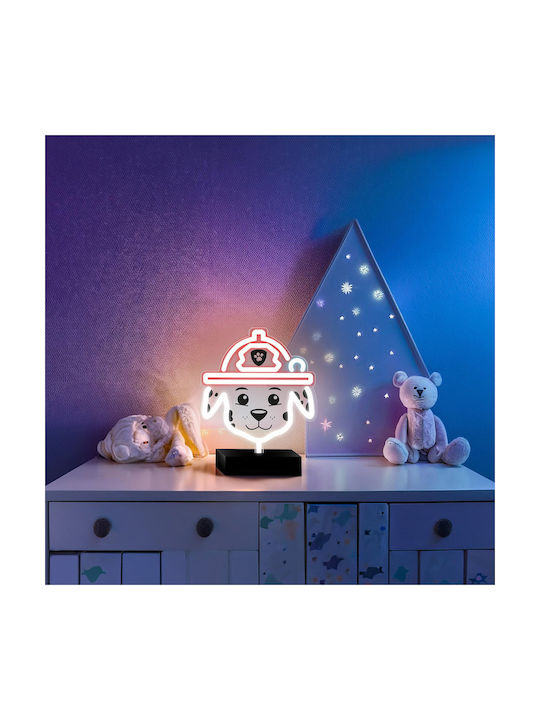 Paw Patrol LED Детско Декоративно Осветление Бял 25εκ.