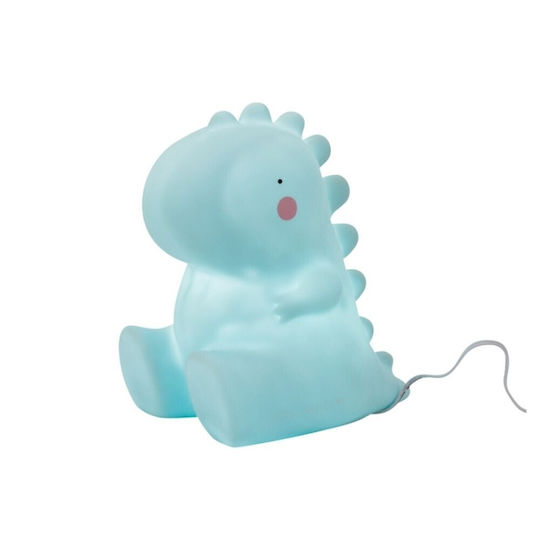 A Little Lovely Company LED Kinder Dekorative Lampe T-Rex Blau