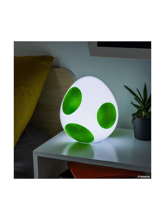 Paladone Lămpi De Masă Pentru Copii Decorațiune Luminoasă Super Mario Bros Ou Yoshi Verde 20 Cm