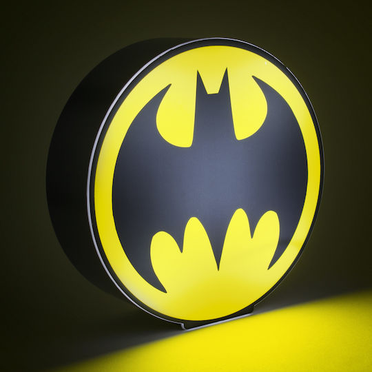 Paladone Lampă decorativă pentru copii Batman Galben 16εκ.
