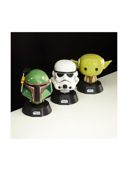 Paladone Детско Декоративно Осветление Boba Fett Icon Light Зелен 10εκ.