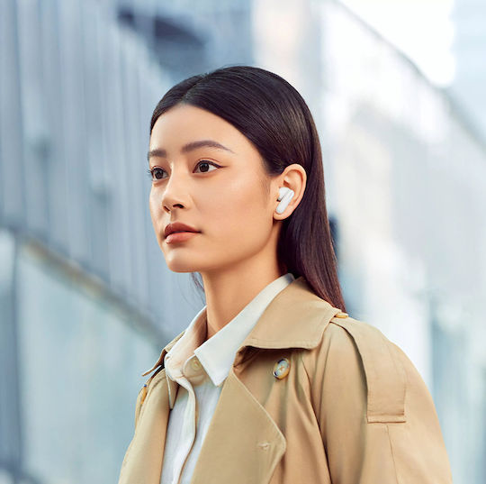 Oppo Enco Buds3 Pro Bluetooth Handsfree Earphones with Sweat Resistance and Charging Case White
