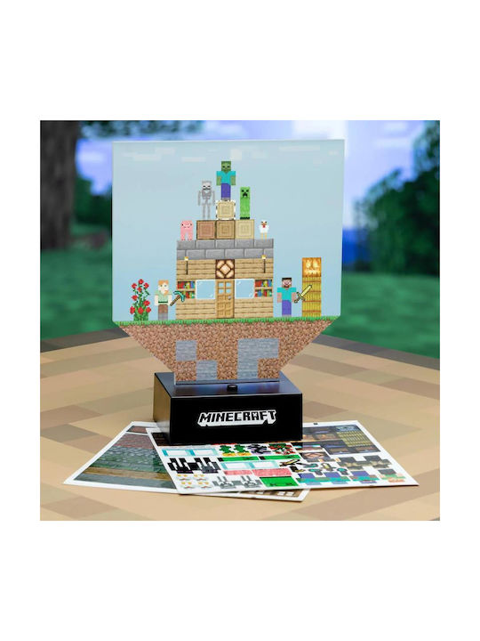 Paladone Kinder Dekorative Lampe Minecraft Build Mehrfarbig