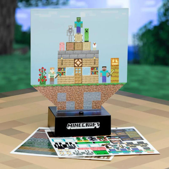Paladone Kids Decorative Lamp Minecraft Build Multicolour