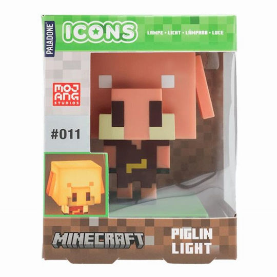 PCMerch Kinder Dekorative Lampe Rosa 12εκ.