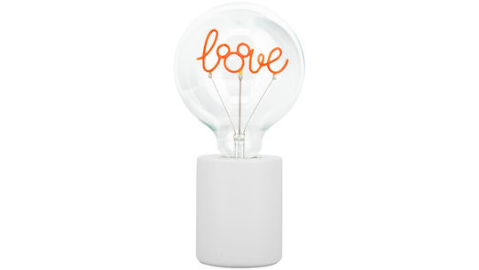 Paladone Παιδικό Διακοσμητικό Φωτιστικό Neon Bulb Mickey Mouse Love Κόκκινο 13x13x18εκ.