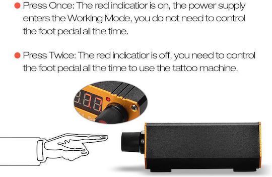 Surse de Alimentare Lcd Pentru Mașină de Tattoo 23w 18v Tensiune Reglabilă Carcasă Metalică Dimensiuni Compacte Atomus