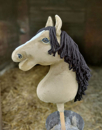 Hobby Horse Голям Премиум Кон на Пръчка Кестен A3